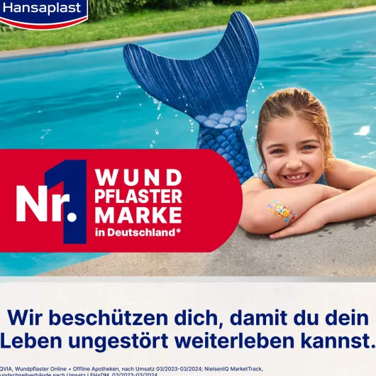 Hansaplast Kinder Pflasterstrips Aqua Protect 20 Stück