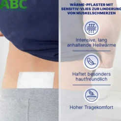 Hansaplast Med ABC Wärme-Pflaster sensitiv 2 Stück