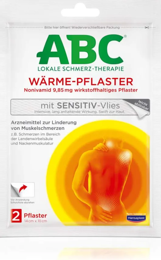 Hansaplast Med ABC Wärme-Pflaster sensitiv 2 Stück