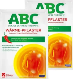 Hansaplast med ABC Wärme Pflaster Capsicum 2 x 2 Stück