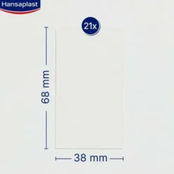 Hansaplast Pflaster Narben Reduktion 3,8 cm X 6,8 cm 21 Stück