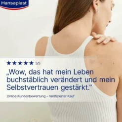 Hansaplast Pflaster Narben Reduktion 3,8 cm X 6,8 cm 21 Stück