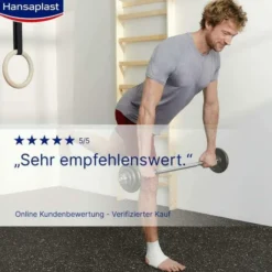 Hansaplast Robustes Sporttape Weiß 3,8 cm X 10 M