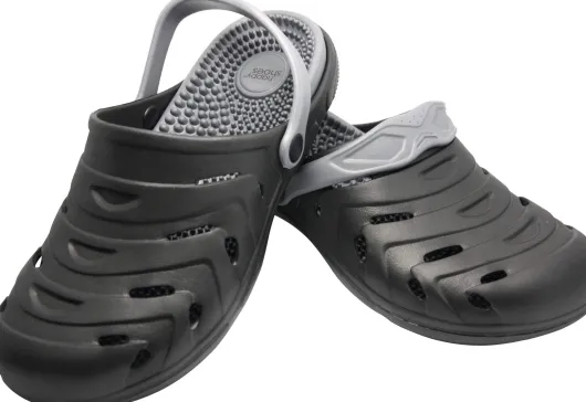 Happy Clogs Gr. 39 Schwarz Massage Wohlfühlschuhe