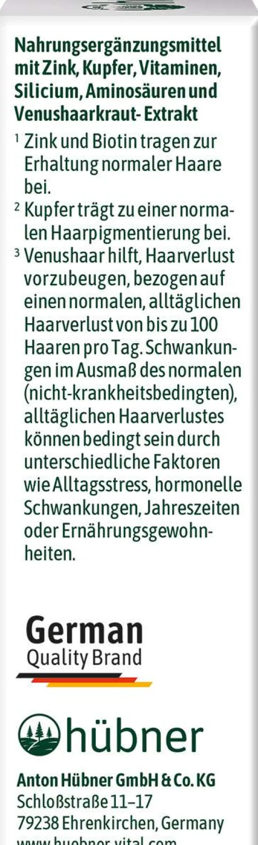 Hübner HaarGlück 30 Tabletten