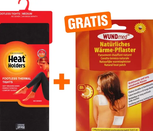 HeatHolders Thermo Leggings Gr.XL, 1 Stück + Gratis Wärmepflaster