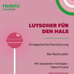 Hedelix HerbalSept Husten Lutscher Kids 6 Stück
