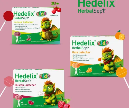Hedelix HerbalSept Husten Lutscher Kids 6 Stück