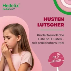 Hedelix HerbalSept Husten Lutscher Kids 6 Stück