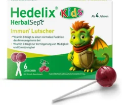Hedelix HerbalSept Immun Lutscher Kids 6 Stück