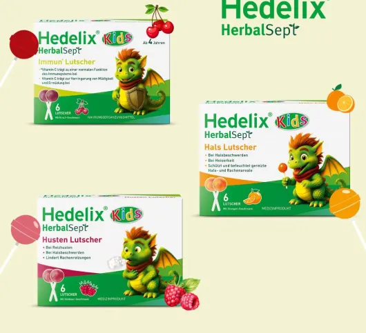 Hedelix HerbalSept Immun Lutscher Kids 6 Stück