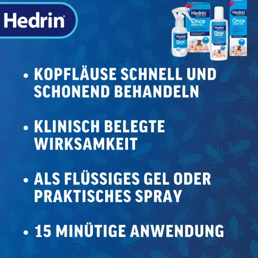 Hedrin Protect & Go Spray 100 ml + Once Liquid Gel 100 ml