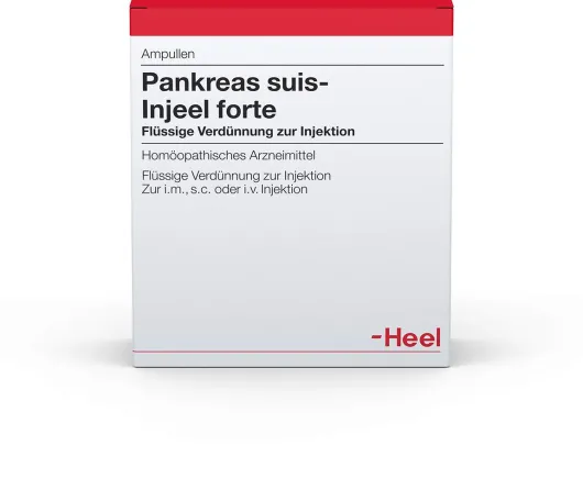 Heel Pankreas Suis Injeele Forte 10 Ampullen