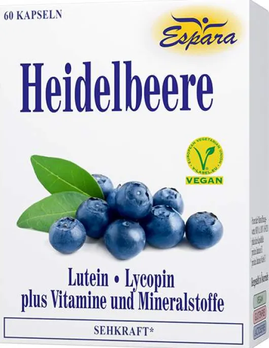 Heidelbeere Kapseln
