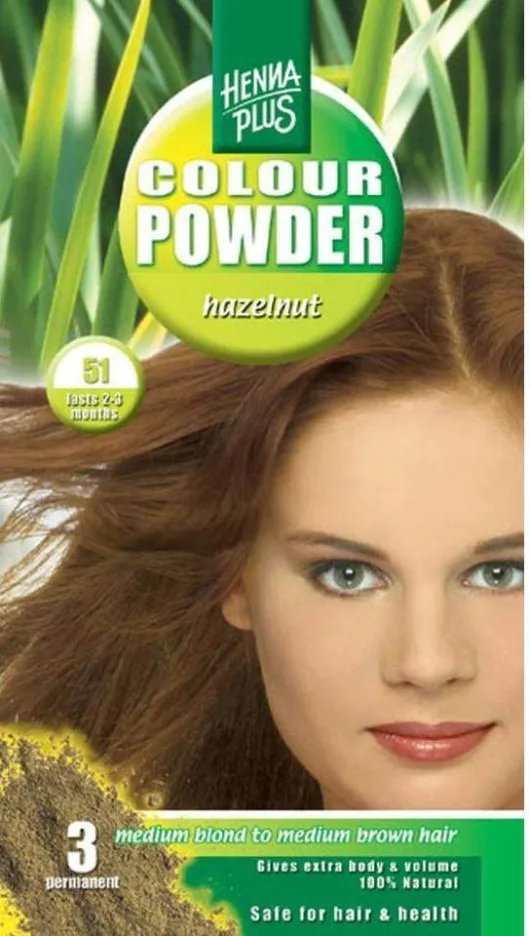 Hennaplus Colour Powder Hazelnut 51