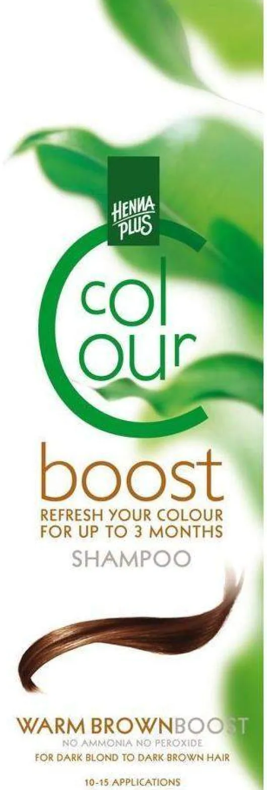 Hennaplus Colour Shampoo Boost Warm Brown