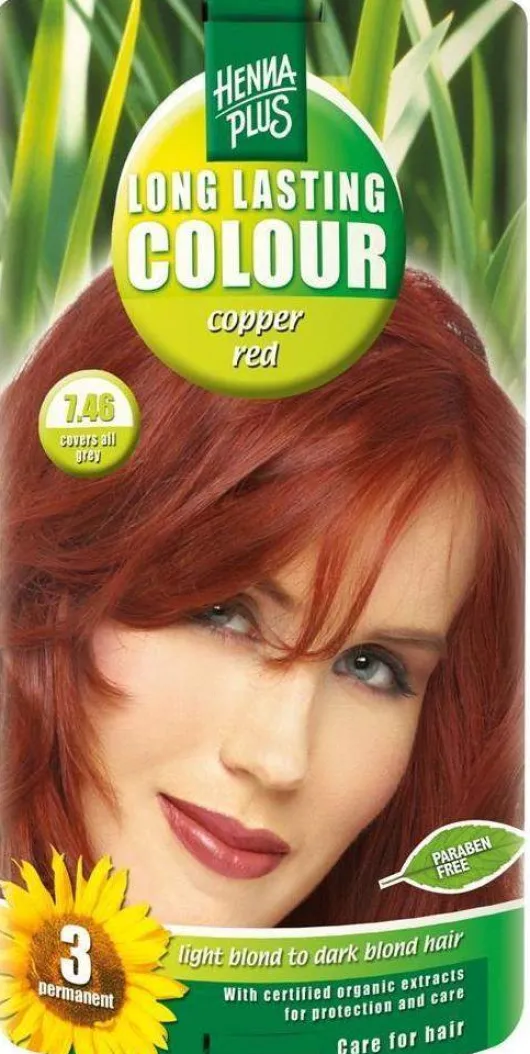 Hennaplus Long Lasting Copper Red 7,46
