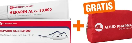 Heparin AL Gel 50000 100 g + gratis Medikamententasche 1 Stück