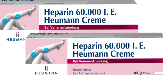 Heparin 60.000 I.E. Heumann 2 x 100 g Creme