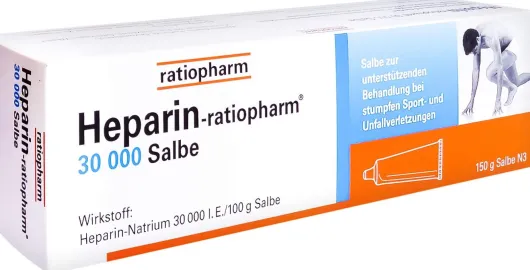 Heparin Ratiopharm 30.000 Salbe 150 G