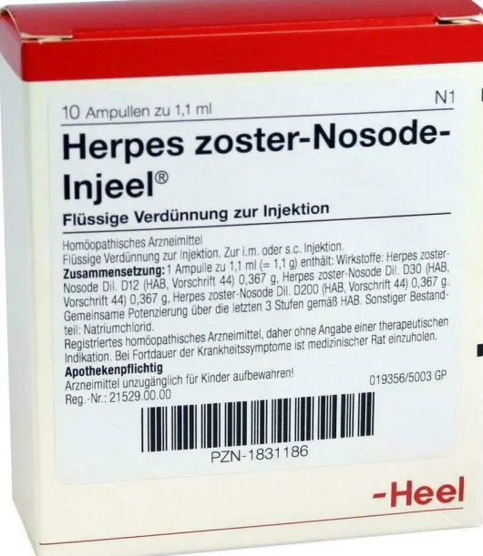 Herpes Zoster Nosode Injeel Ampullen 10 Ampullen