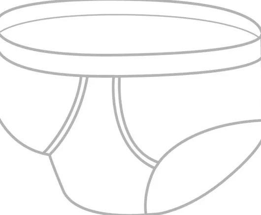 Herren Inkontinenz Slip Größe 5