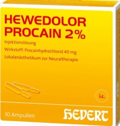 Hewedolor Procain 2% 10 Ampullen