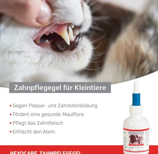 Hexocare Zahnpflegegel für Kleintiere 50 ml