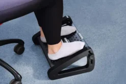 Höhenverstellbare Fußstütze mit Massageroller 1 Stück