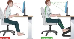 Höhenverstellbare Fußstütze mit Massageroller 1 Stück