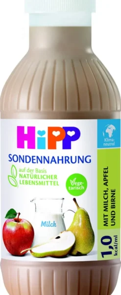 Hipp Sondennahrung Milch Apfel & Birne Kunstst.Fl.