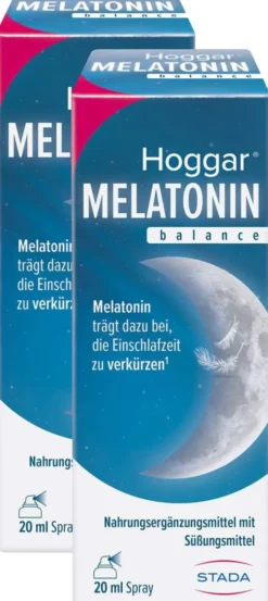 Hoggar Melatonin Balance Spray 2 x 20 ml