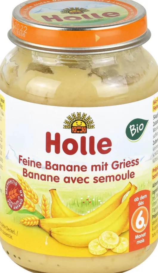 Holle Feine Banane Mit Gries 190 G