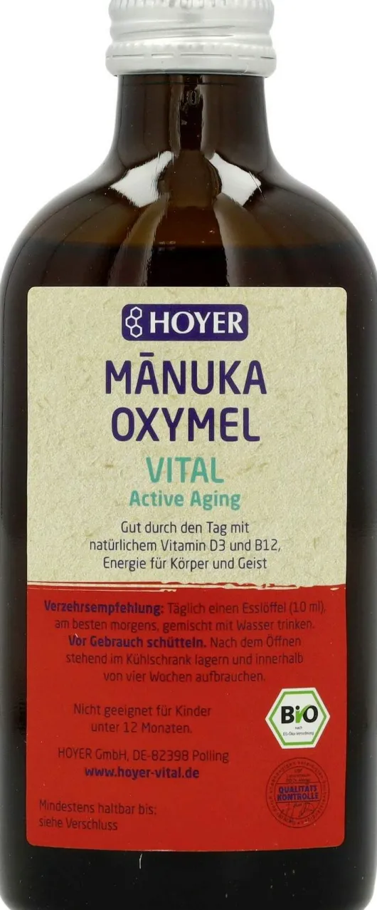 Hoyer Manuka Oxymel VITAL Active Aging Elixier 200 ml