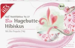 H&S Bio Hagebutte - Hibiskus Filterbeutel 20 X 3 G
