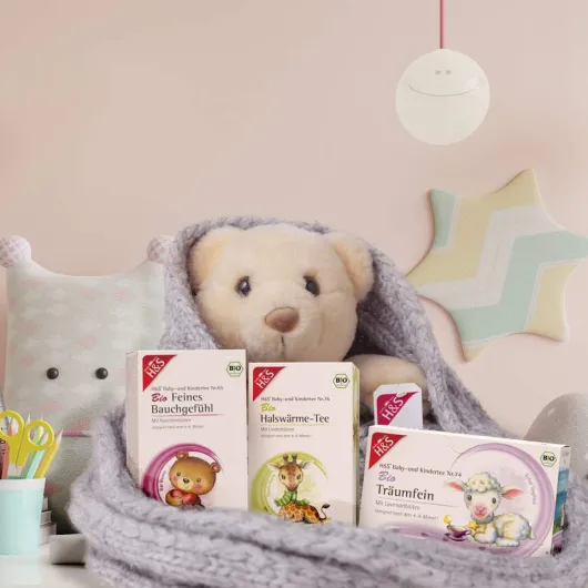 H&S Bio Halswärme-Tee Baby- und Kindertee Fbtl.