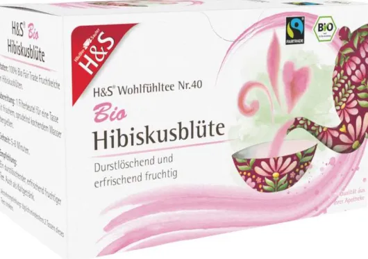 H & S Bio Hibiskusblüte 20 X 1,75 G Filterbeutel