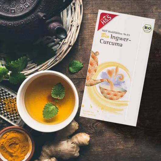 H&S Bio Ingwer-Curcuma 20 Filterbeutel