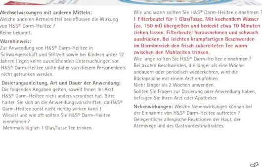 H&S Darm-Heiltee Filterbeutel