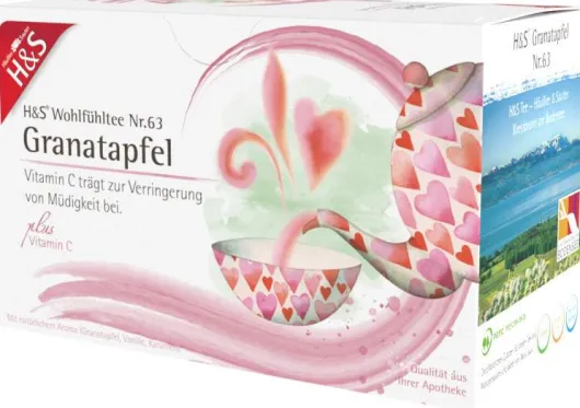 H&S Granatapfel Mit Vitamin C 20 Filterbeutel