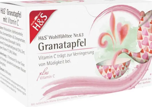 H&S Granatapfel Mit Vitamin C 20 Filterbeutel