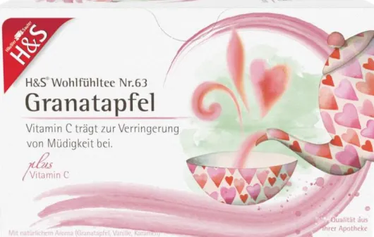H&S Granatapfel Mit Vitamin C 20 Filterbeutel