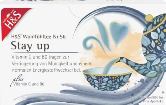 H&S Stay Up Mit Vitamin C und B6 20 X 1.5 G Filterbeutel