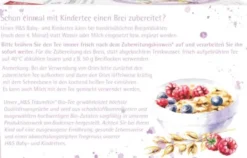 H&S Träumfein Bio Baby- und Kindertee 20 X 1,2 G Filterbeutel