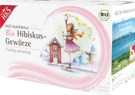 H&S Wintertee Bio Hibiskus-Gewürze 20 X 2.5 G Filterbeutel
