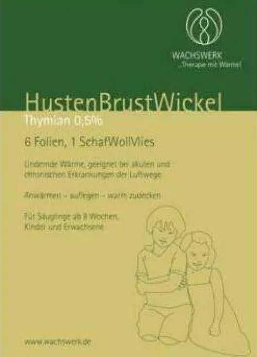 Husten Brust Wickel Thymian Wachswerk 6 Folien