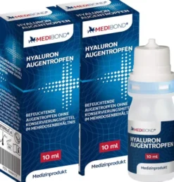 Hyaluron Augentropfen Medibond 2 x 10 ml