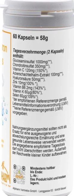 Hyaluronsäure 60 Kapseln
