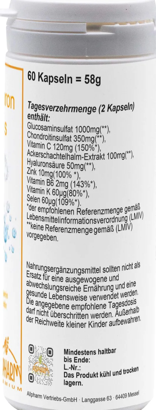Hyaluronsäure 60 Kapseln