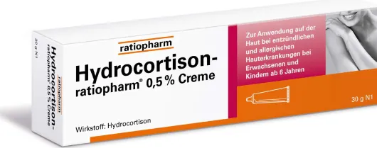 Hydrocortison-ratiopharm 0,5% 30 g Creme